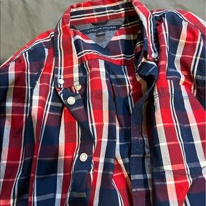 Boys Tommy Hilfiger button up, used once. Great condition
